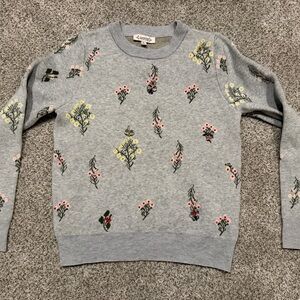 Nanette Lepore Gray Knit‎ Sweater Small